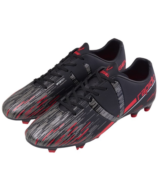 БЕЗ УПАКОВКИ Бутсы футбольные JÖGEL Rapido FG Black/grey (2133499)