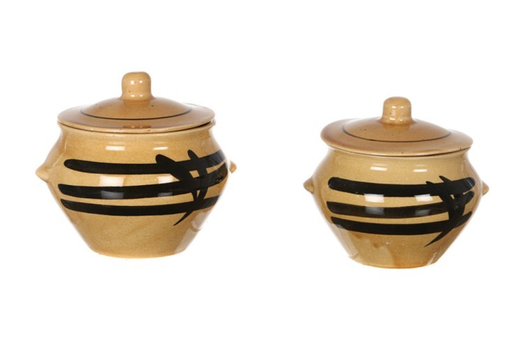 Комплект горшочков для запекания из 2 шт"бамбук" 400мл Ооо "каммак" (15-1438) 