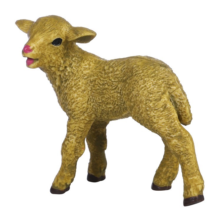 Фигурки животных серии "На ферме": Лошадь, овца, теленок, фермер, телега (набор из 7 предметов) (MM215-310)