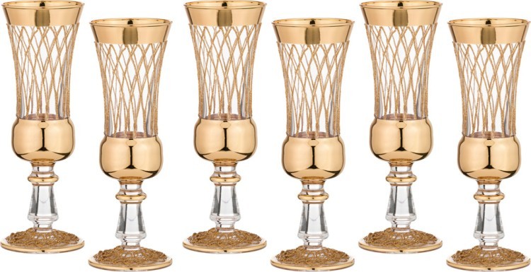 Набор бокалов для шампанского из 6 шт. 250 мл. высота=22 см. SAME (103-493)