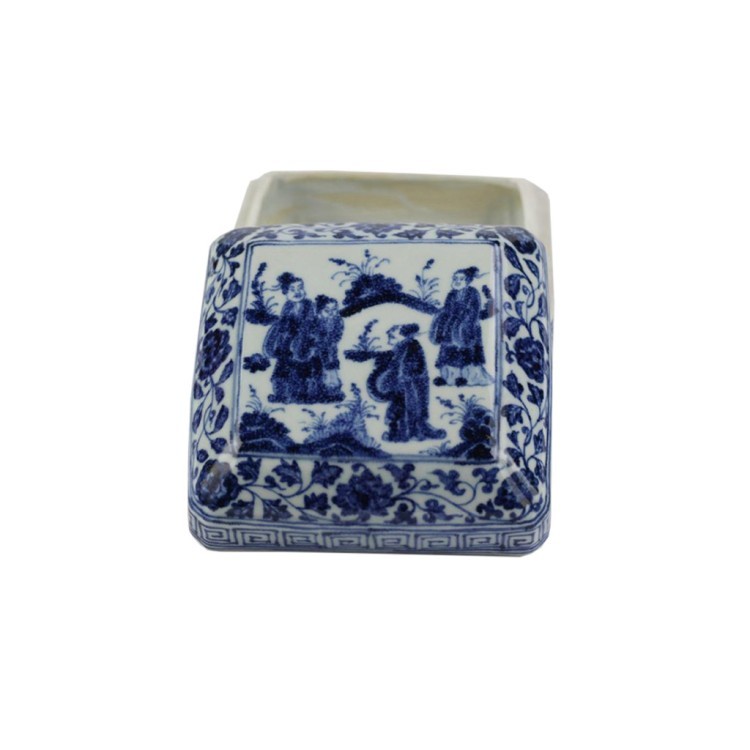 Шкатулка RZHL05-C, фарфор, blue/white, ROOMERS FURNITURE