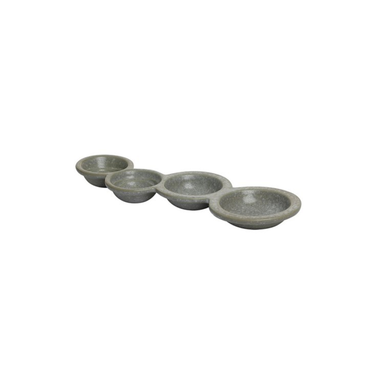 Менажница L9251-648U, каменная керамика, grey, ROOMERS TABLEWARE