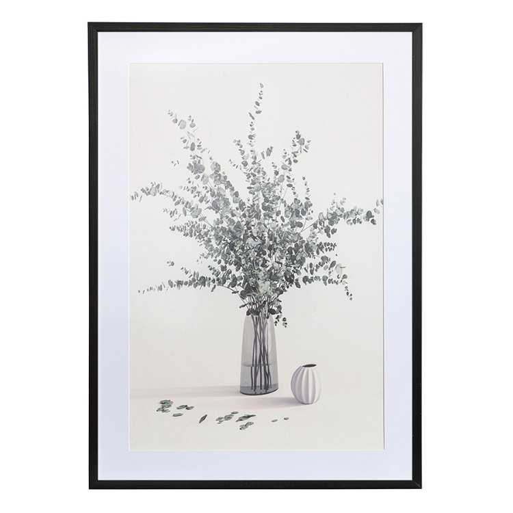 Панно декоративное plant с черной рамой, 50х70 см (78923)