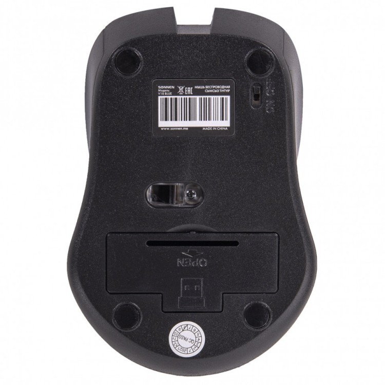 Мышь беспроводная бесшумная USB Sven V18 (513515) (1) (84591)