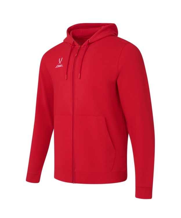 Флисовое худи на молнии ESSENTIAL Cotton Fleece FZ Hoodie, красный (2122130)