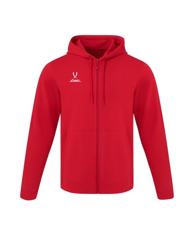 Флисовое худи на молнии JOGEL ESSENTIAL Cotton Fleece FZ Hoodie, красный (2122129)