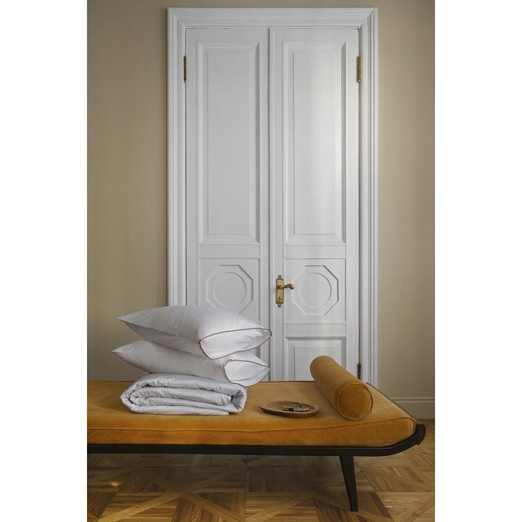 Простыня на резинке из сатина из коллекции meditation, caramel, 180х200х30 см (77756)