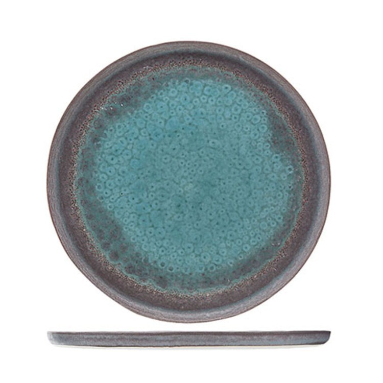 Тарелка 3671030СНЯТО, 30 см, каменная керамика, brown/turqouis, ROOMERS TABLEWARE