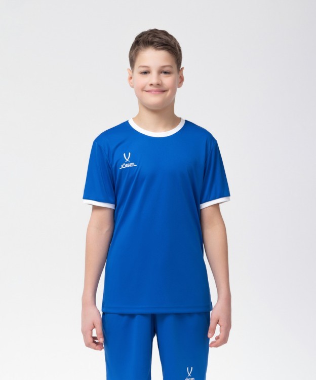 Футболка футбольная CAMP Origin, синий/белый, детский (702151)