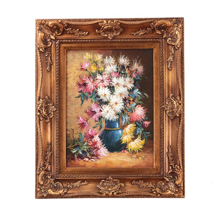 Картина "цветы" полотно 30*40 см. багет 50*60 см. Frame Factory (107-161-6) 
