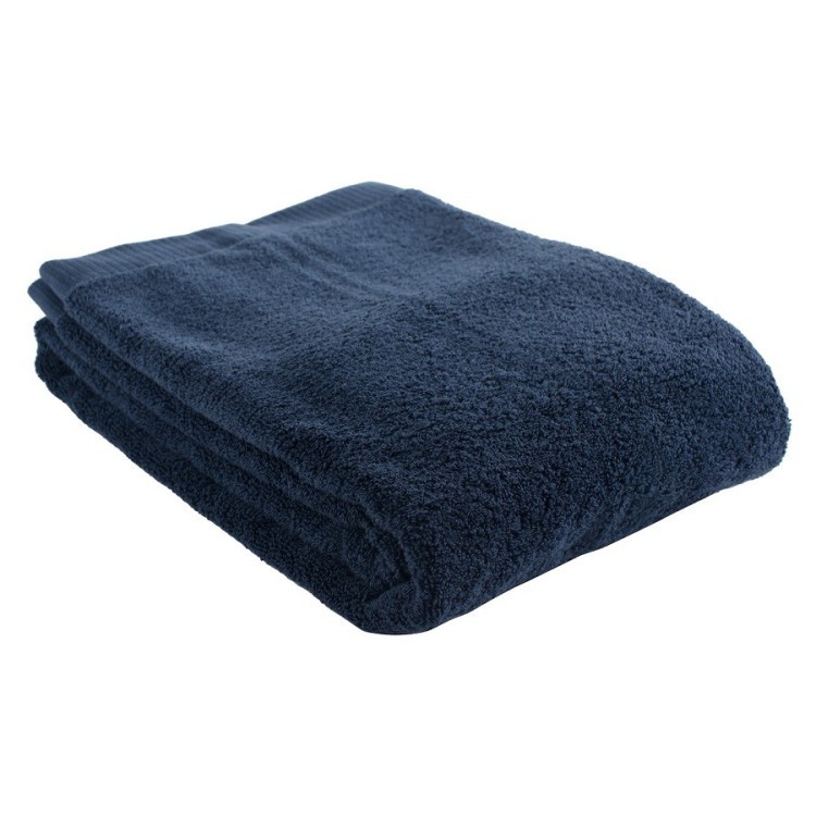 Полотенце банное темно-синего цвета из коллекции essential, 70х140 см (63106)