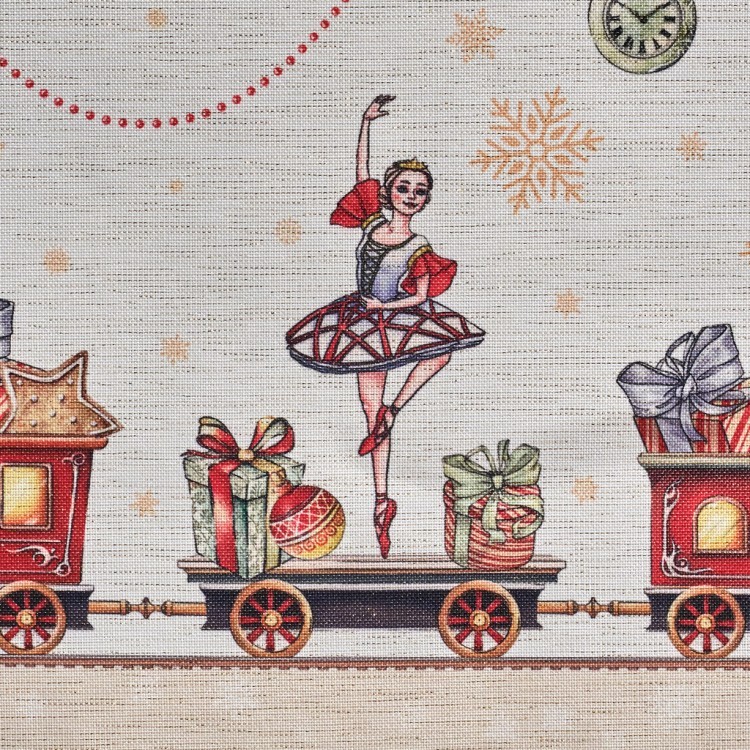 Скатерть  160х220 cm прямоугольная, "щелкунчик" цвет: бежевый, tm lefard, полиэстер 100% Lefard (986-002-20)