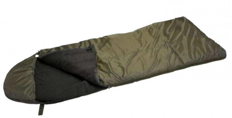 Спальный мешок с капюшоном Следопыт 190+35х90 см цвет в ассортименте PF-SB-48 (88547)