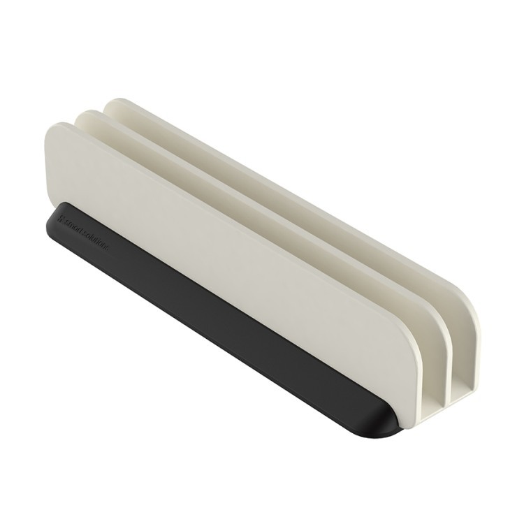 Подставка для разделочных досок smartchef, 27х8,5 см, бежевая/бордовая (80110)