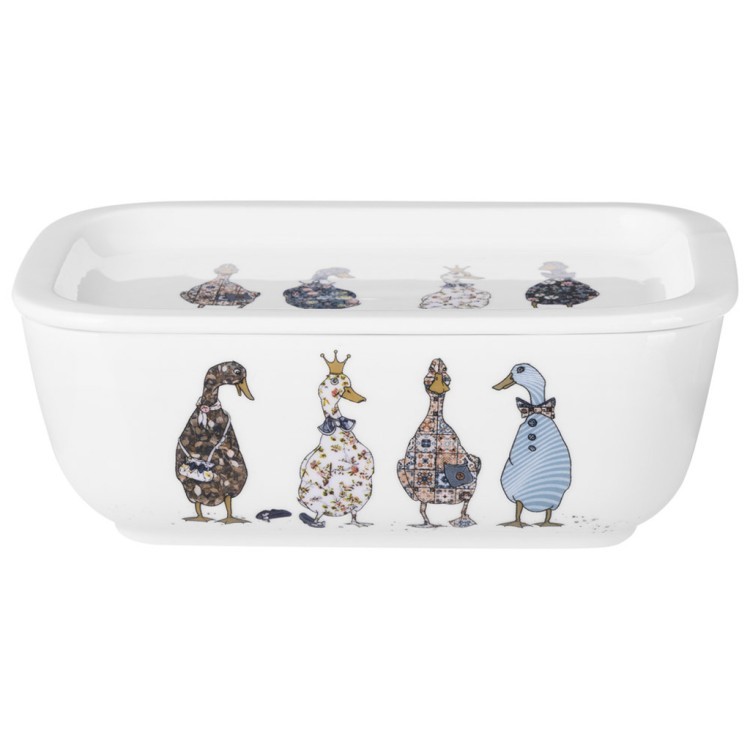 Блюдо с крышкой lefard "family farm" прямоуг. 16,5*11,5*6 см 490 мл Lefard (761-213)