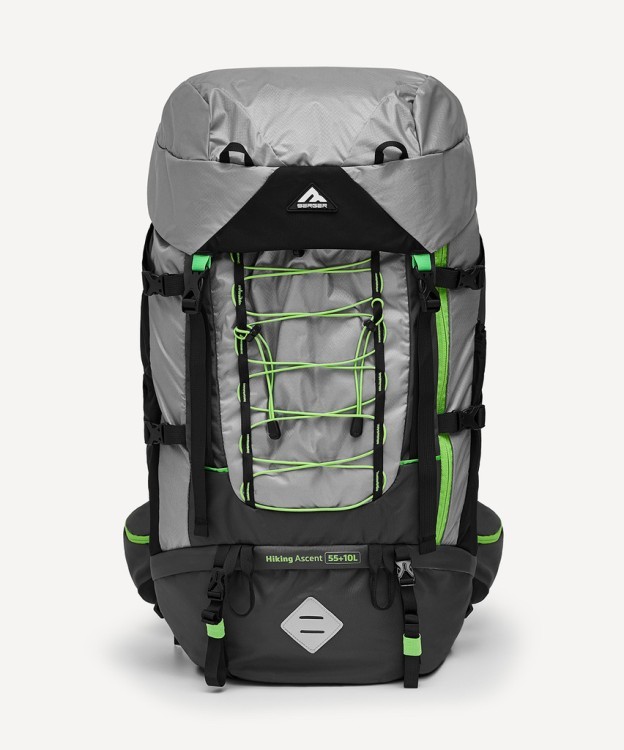 Рюкзак Hiking Ascent, серый, 55+10 л (2115605) Рюкзак Hiking Ascent, серый, 55+10 л (2115605)