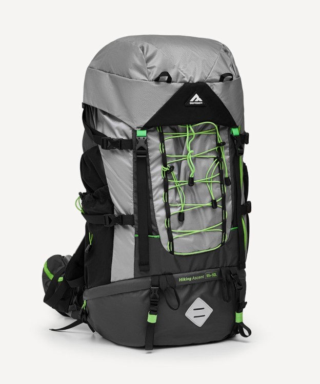 Рюкзак Hiking Ascent, серый, 55+10 л (2115605) Рюкзак Hiking Ascent, серый, 55+10 л (2115605)