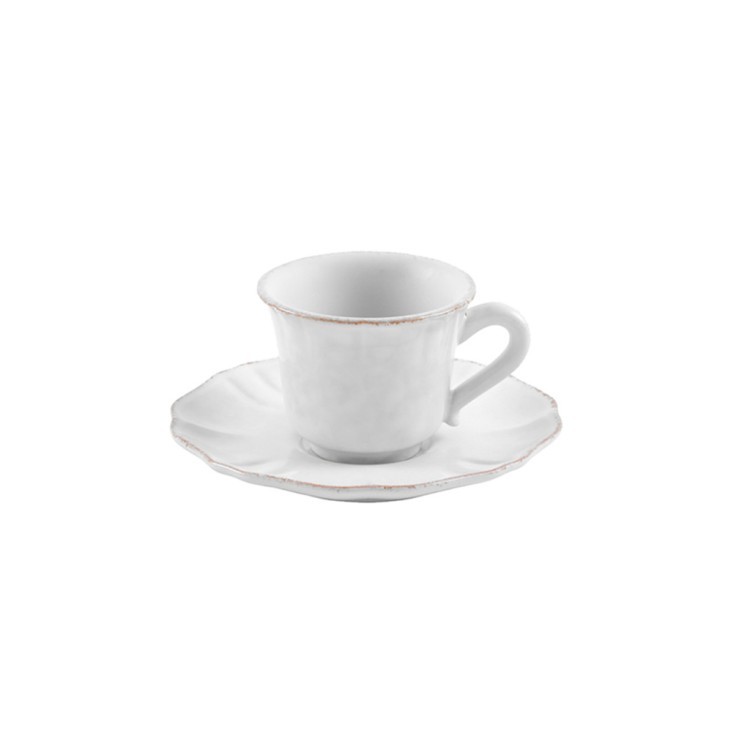 Кофейная пара IM505-WHI(SCS02-00804A), керамика, white, CASAFINA BY COSTA NOVA Кофейная пара IM505-WHI(SCS02-00804A), керамика, white, CASAFINA BY COSTA NOVA