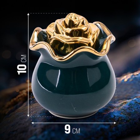 Баночка для сладостей Роза 250мл фарфор (12062)