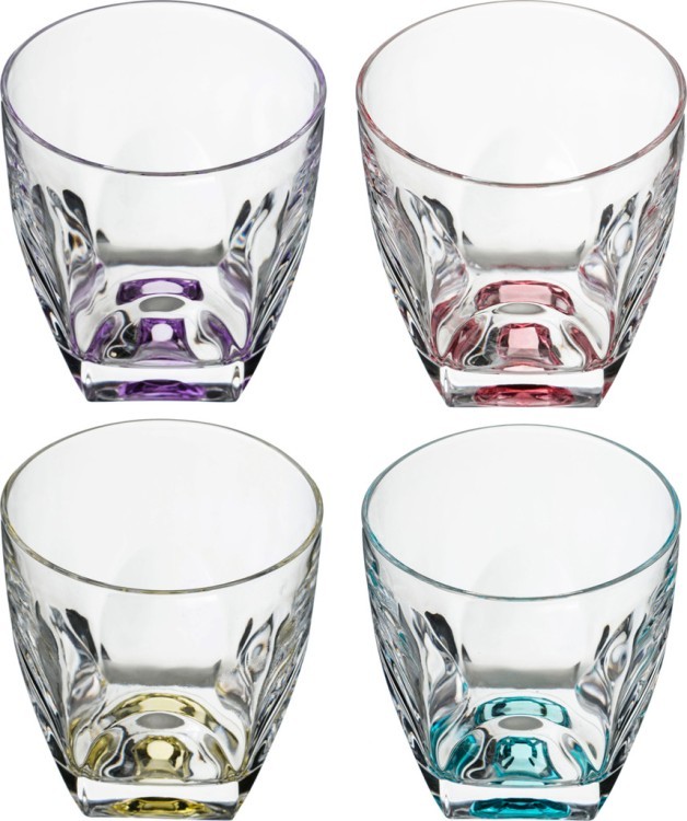 Набор стаканов из 4 шт. "джемс" 330 мл. высота=10 см. RCR (305-593)