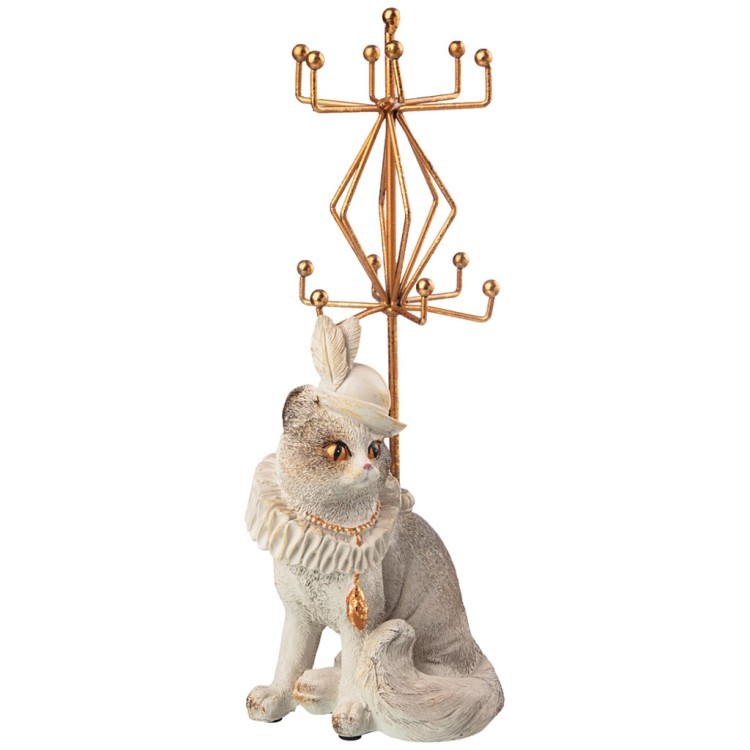 Фигурка с держателем для украшений "кошка" 12*10,5*20 см Lefard (774-113)