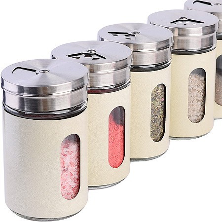 Набор для специй на подставке 6пр стекло/нерж (16 специй внутри) Mayer&Boch (40483)