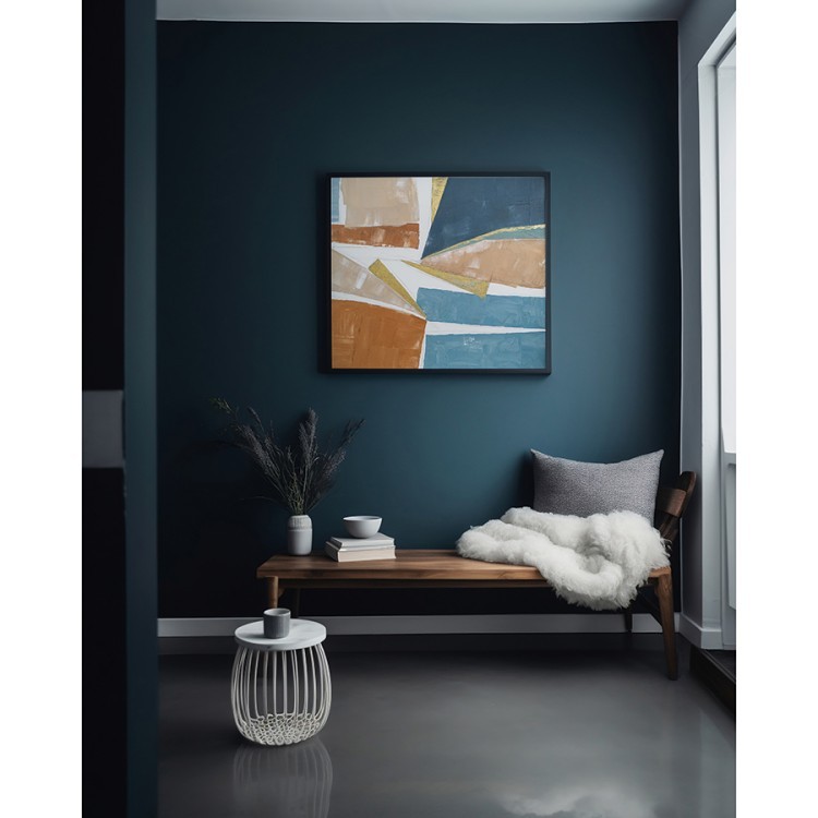 Панно декоративное с ручной росписью by feel, 100х100 см, цветное (76482)