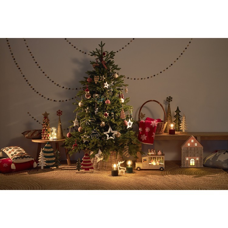 Декор новогодний trendy stripes из джута и гофрированного картона из коллекции new year essential, 39 см (76823) Декор новогодний trendy stripes из джута и гофрированного картона из коллекции new year essential, 39 см (76823)