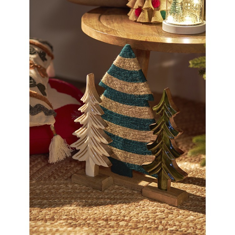 Декор новогодний trendy stripes из джута и гофрированного картона из коллекции new year essential, 39 см (76823) Декор новогодний trendy stripes из джута и гофрированного картона из коллекции new year essential, 39 см (76823)
