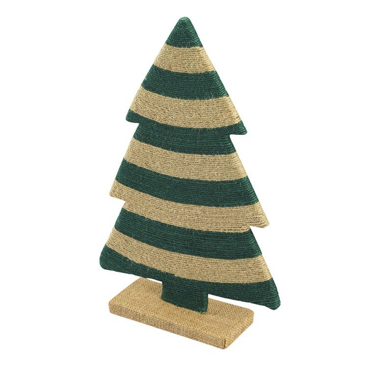 Декор новогодний trendy stripes из джута и гофрированного картона из коллекции new year essential, 39 см (76823) Декор новогодний trendy stripes из джута и гофрированного картона из коллекции new year essential, 39 см (76823)