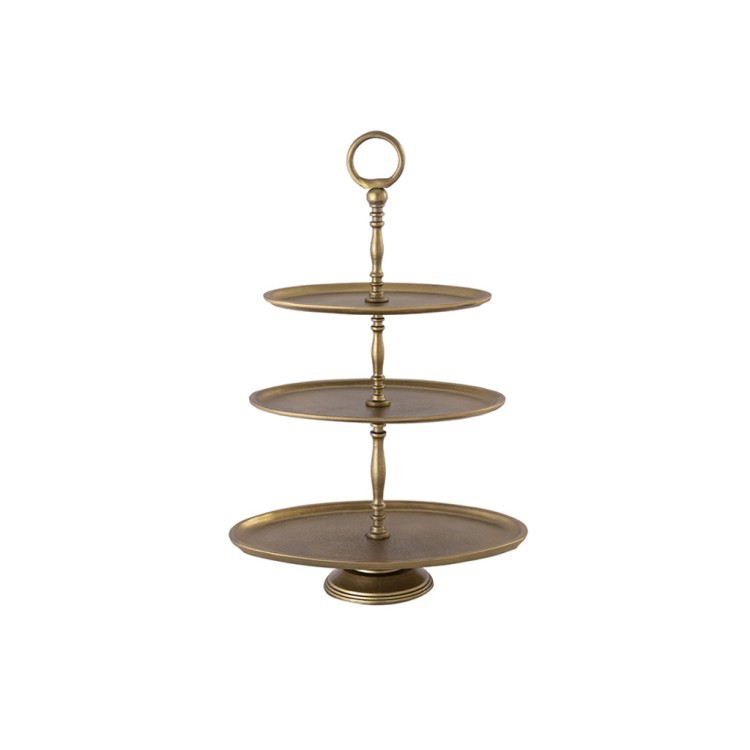 Этажерка 13251-65, металл, brass antique, ROOMERS TABLEWARE