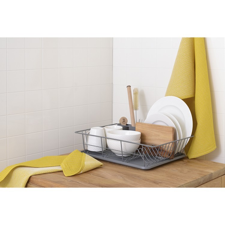 Набор из двух тарелок белого цвета с фактурным рисунком из коллекции essential, 27см (73587)