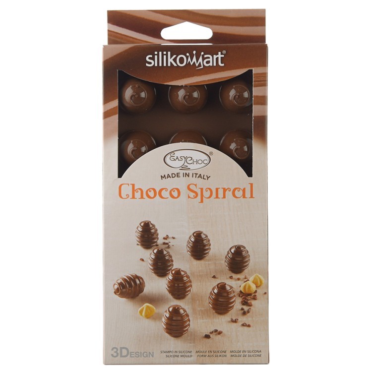 Форма для приготовления конфет choco spiral силиконовая (70184) Форма для приготовления конфет choco spiral силиконовая (70184)