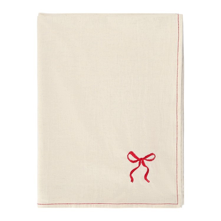 Скатерть fancy bows бежевого цвета из коллекции essential, 180х240 см (79433)