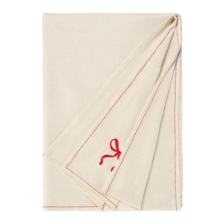 Скатерть fancy bows бежевого цвета из коллекции essential, 180х240 см (79433)