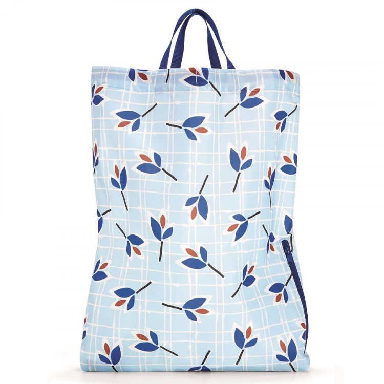 Рюкзак складной mini maxi sacpack leaves blue (62529) Рюкзак складной mini maxi sacpack leaves blue (62529)
