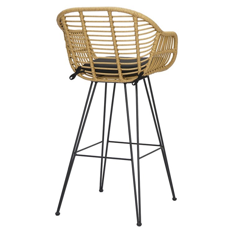 Стул барный vetle bent, ротанг (75830)