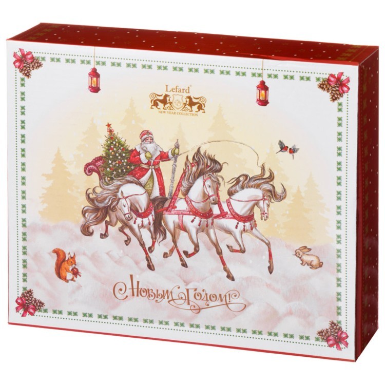 Блюдо lefard "тройка" овальное 25*19,5*4,5 см белое Lefard (85-1648-1)