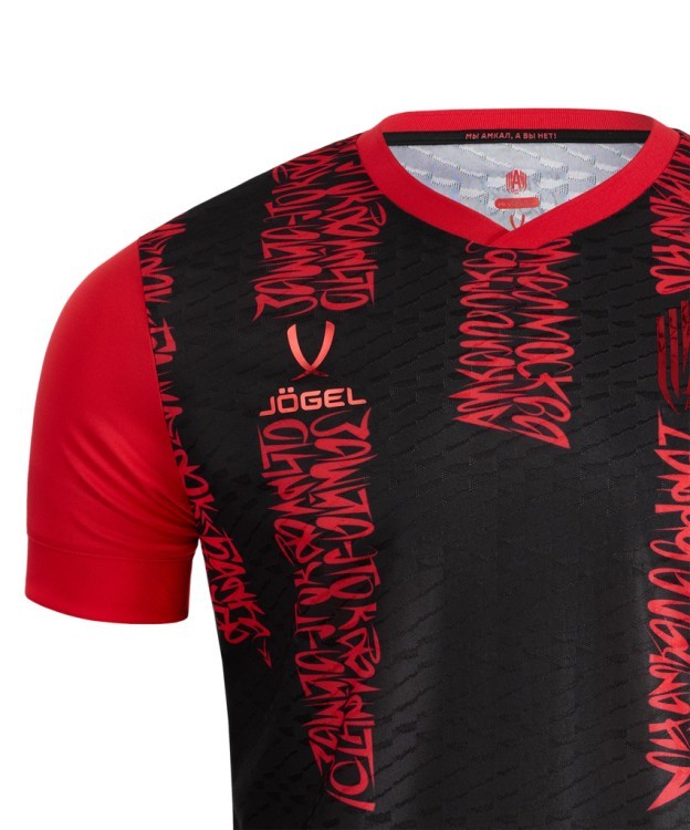 Футболка игровая JOGEL AMKAL PerFormDRY Jersey, черный/красный (2119358)
