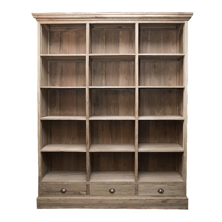 Шкаф Санто BCS3S-TIG, массив тикового дерева, Rustic 3/Indoor grey, ROOMERS FURNITURE Шкаф Санто BCS3S-TIG, массив тикового дерева, Rustic 3/Indoor grey, ROOMERS FURNITURE