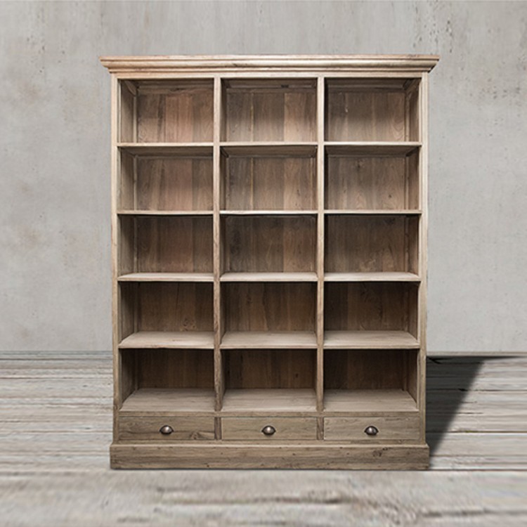 Шкаф Санто BCS3S-TIG, массив тикового дерева, Rustic 3/Indoor grey, ROOMERS FURNITURE Шкаф Санто BCS3S-TIG, массив тикового дерева, Rustic 3/Indoor grey, ROOMERS FURNITURE