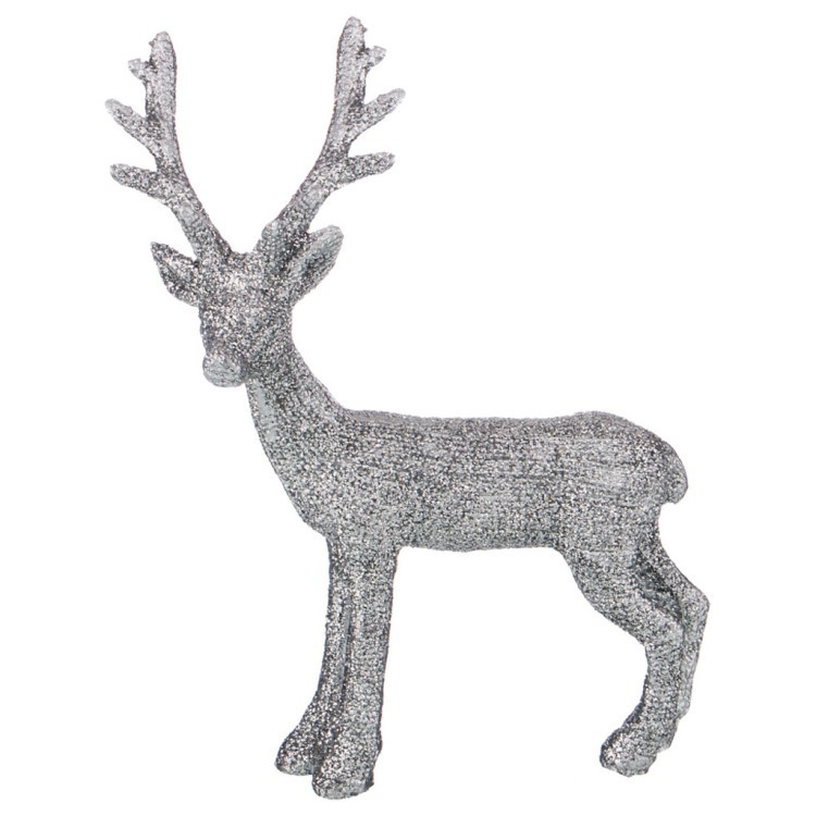 Фигурка "олень" цвет:легкое серебро 10*6*14,5 см без упаковки Lefard (845-141)