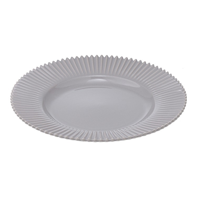 Набор из двух тарелок темно-серого цвета из коллекции edge, 21 см (75179)