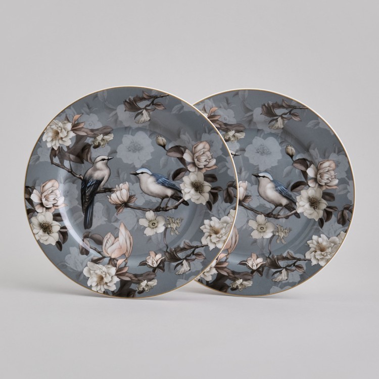 Набор тарелок закусочных lefard bohemian birds 2 шт. 20,5см (87-352) 
