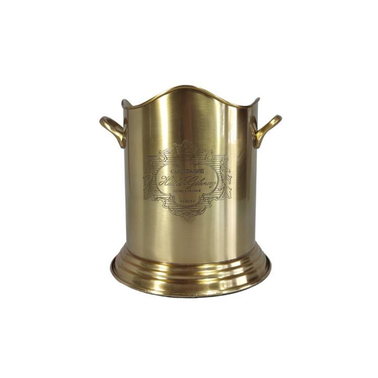 Емкость для охлаждения вина 9227/AB, латунь, нержавеющая сталь, Antique brass, ROOMERS TABLEWARE
