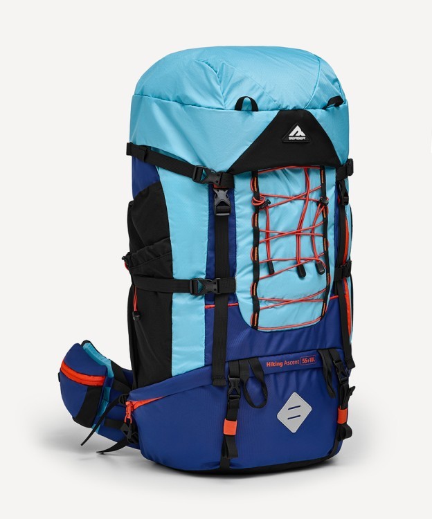 Рюкзак Hiking Ascent, голубой/синий, 55+10 л (2115606) Рюкзак Hiking Ascent, голубой/синий, 55+10 л (2115606)