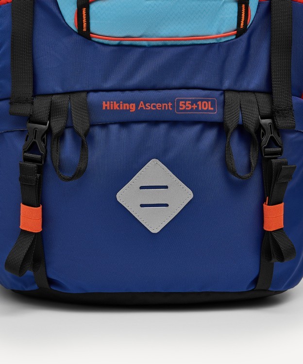 Рюкзак Hiking Ascent, голубой/синий, 55+10 л (2115606) Рюкзак Hiking Ascent, голубой/синий, 55+10 л (2115606)