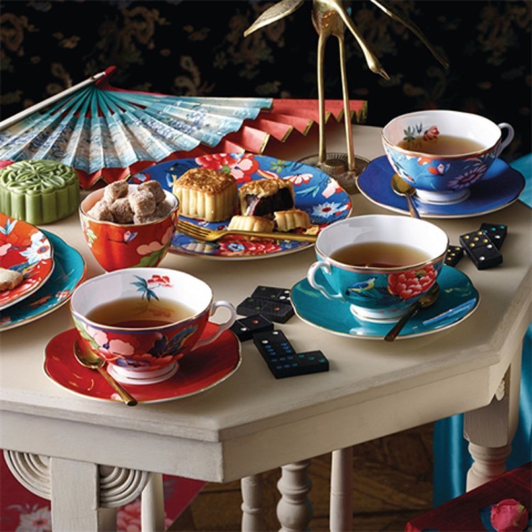 Чайная пара 40032094, костяной фарфор, mixed, WEDGWOOD