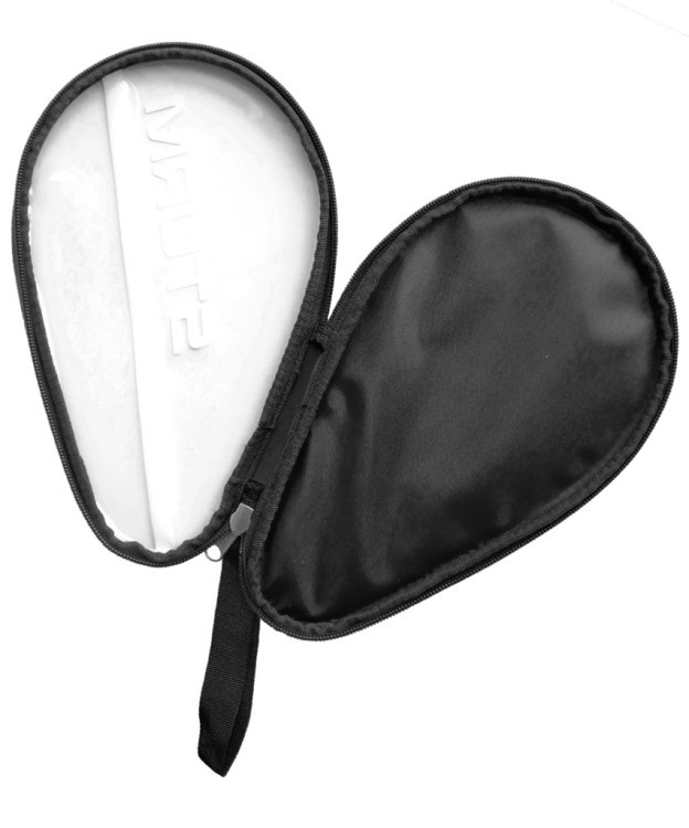 Чехол для ракетки для настольного тенниса CS-02, для одной ракетки, черный/прозрачный (417099)