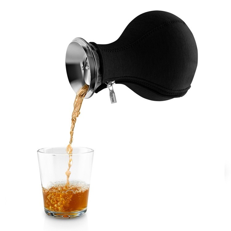 Чайник заварочный tea maker в неопреновом текстурном чехле, 1 л, черный (55029)